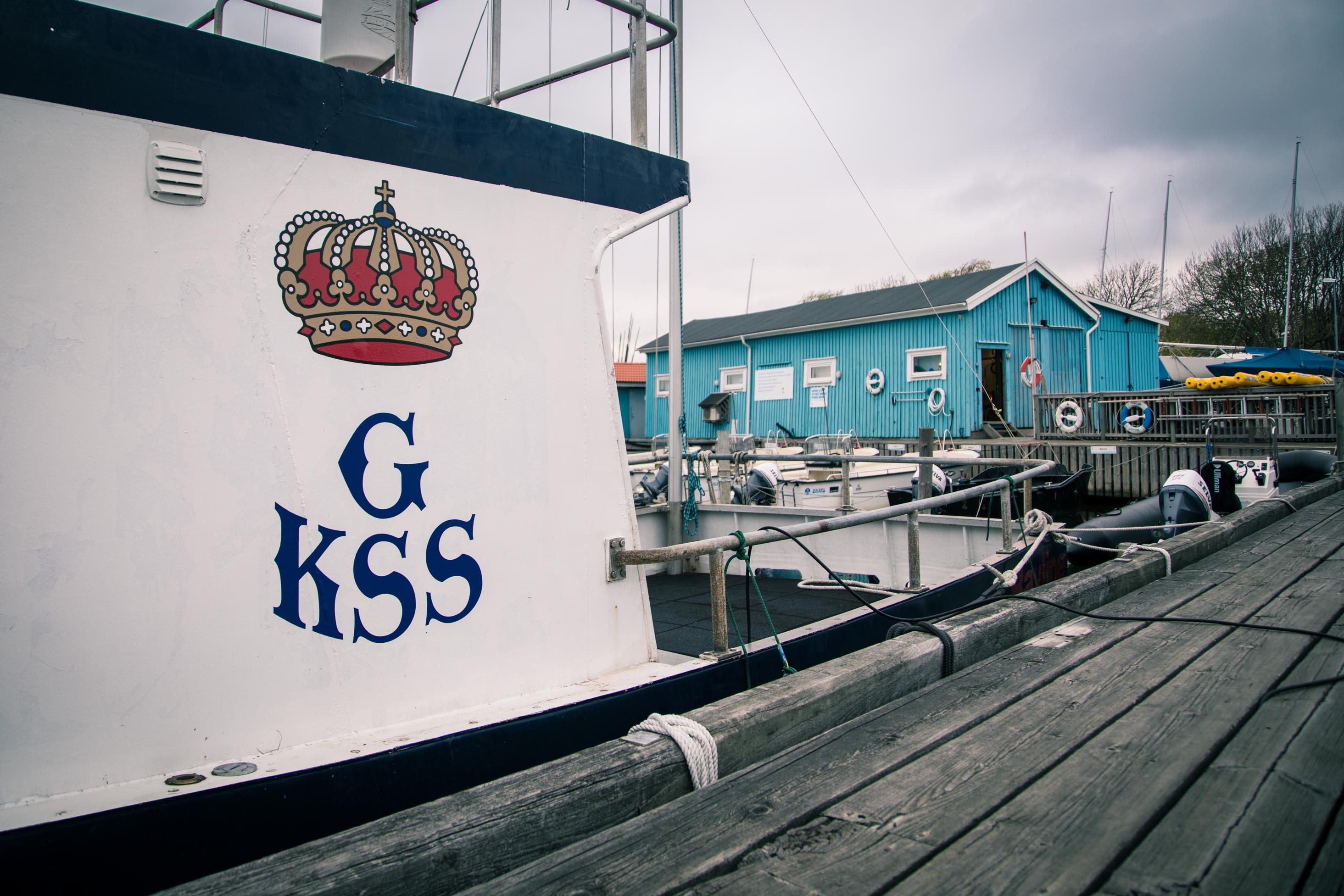 GKSS Logo on boat
